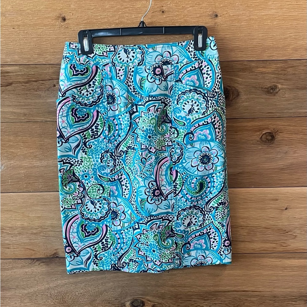 Lilly Pulitzer Pencil Skirt sz 4